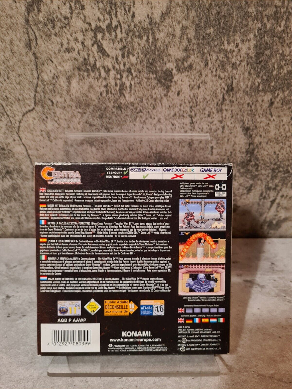Gameboy Advance Contra Advance The Alien Wars Ex mit OVP und Anleitung EUR - T-Retro-Games 