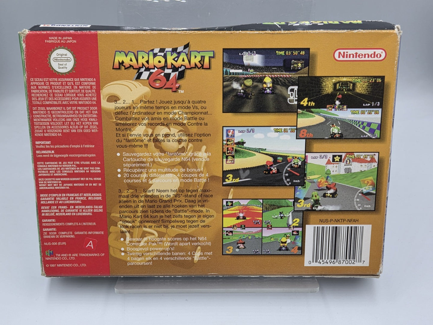 N64 Nintendo 64 Mario Kart 64 mit OVP und Anleitung FAH