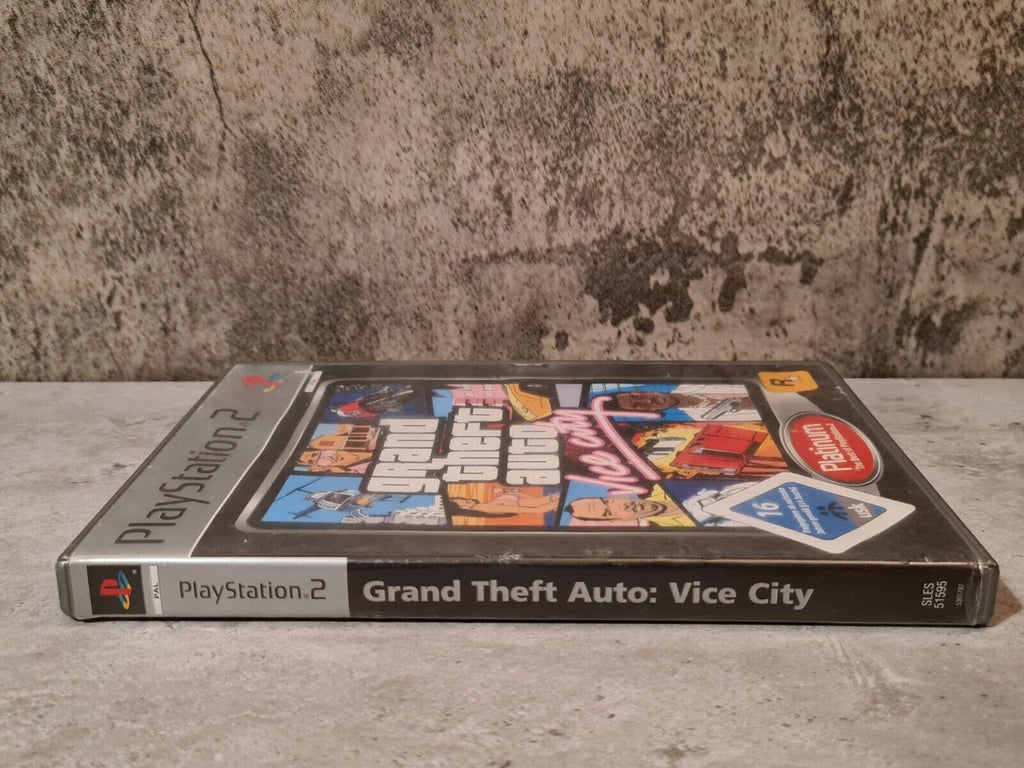 PS2 Playstation 2 Spiel Grand Theft Auto Vice City mit Anleitung Deutsch - T-Retro-Games 