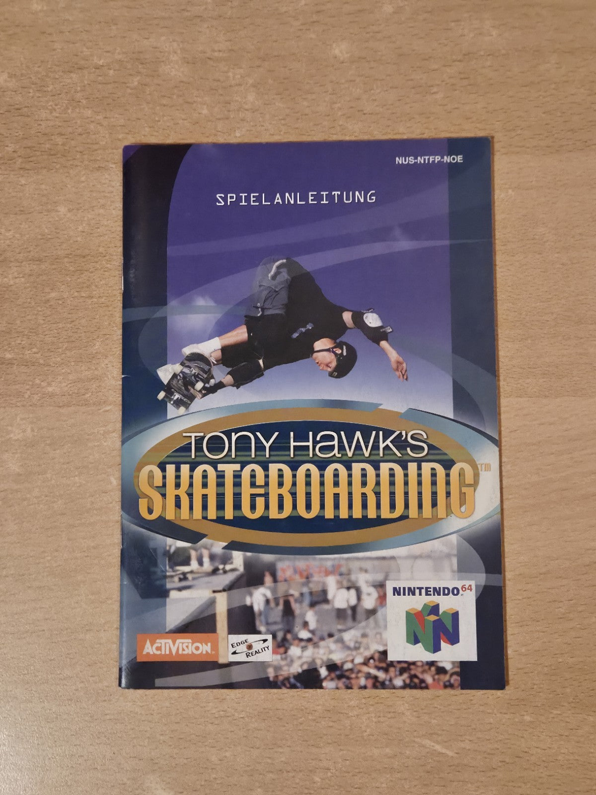 N64 Nintendo 64 Tony Hawk's Skateboarding Instruction Booklet NOE