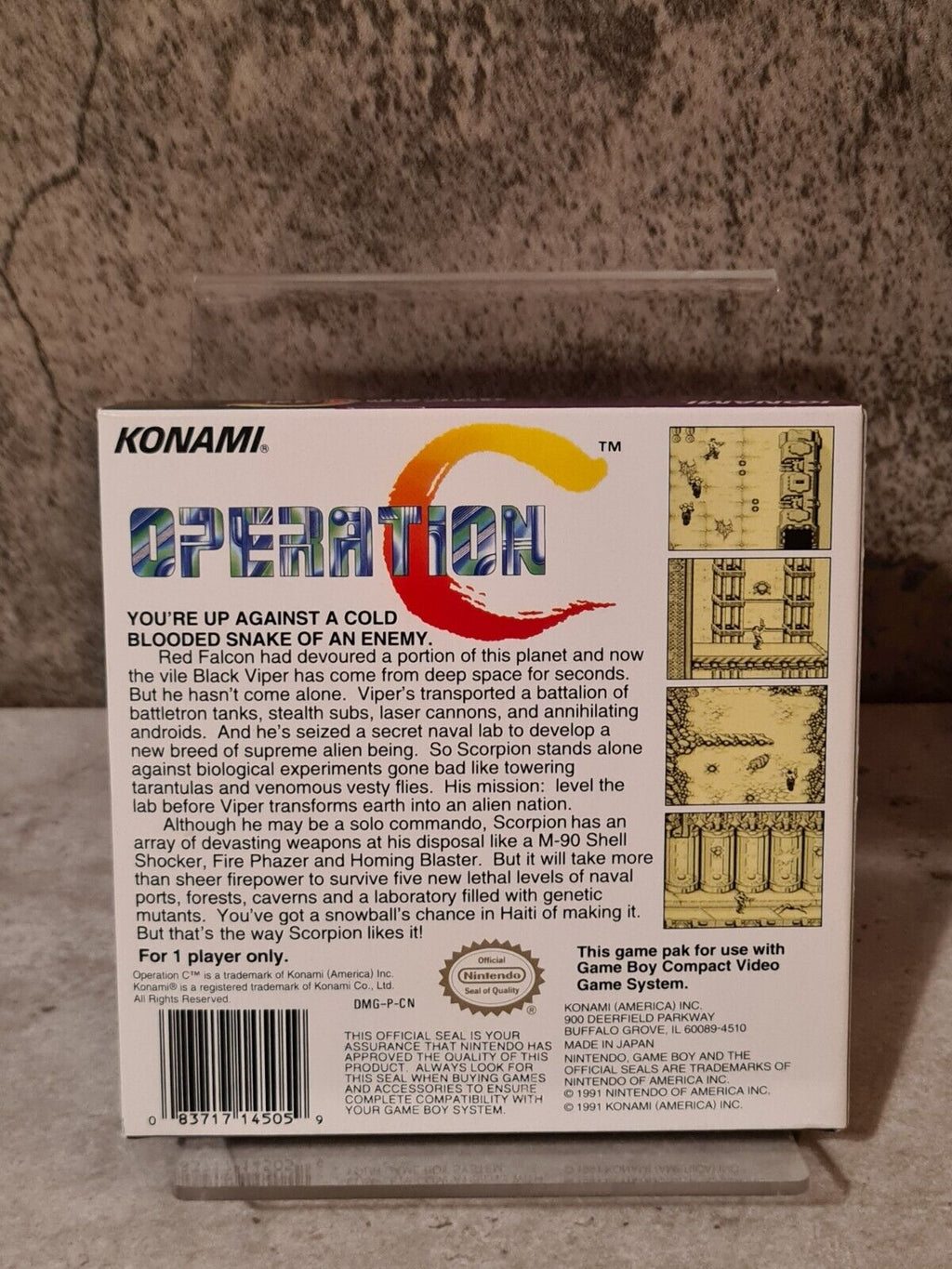 Nintendo Game Boy Classic Operation C mit OVP und Anleitung USA - T-Retro-Games 