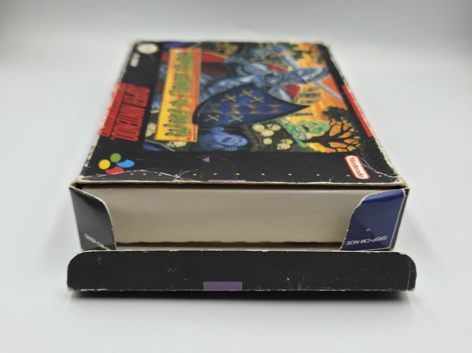 SNES Super Nintendo Spiel Super Ghouls 'N Ghosts  mit OVP und Anleitung NOE