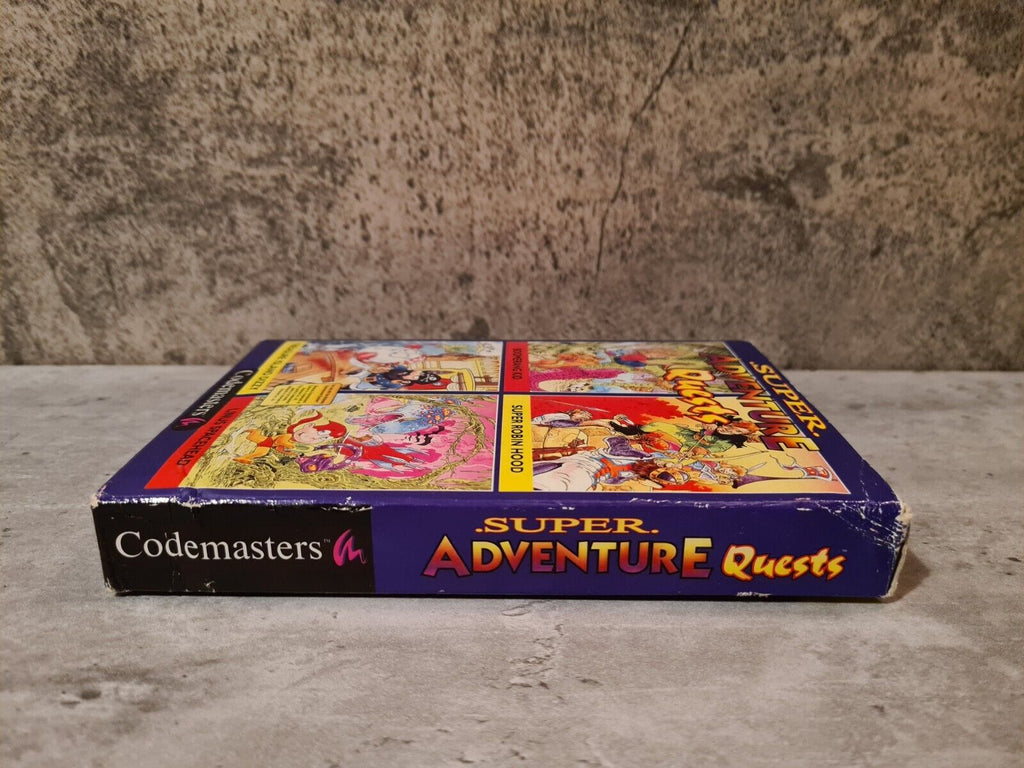 NES Codemasters Super Adventure Quests mit OVP und Anleitung + Poster - T-Retro-Games 