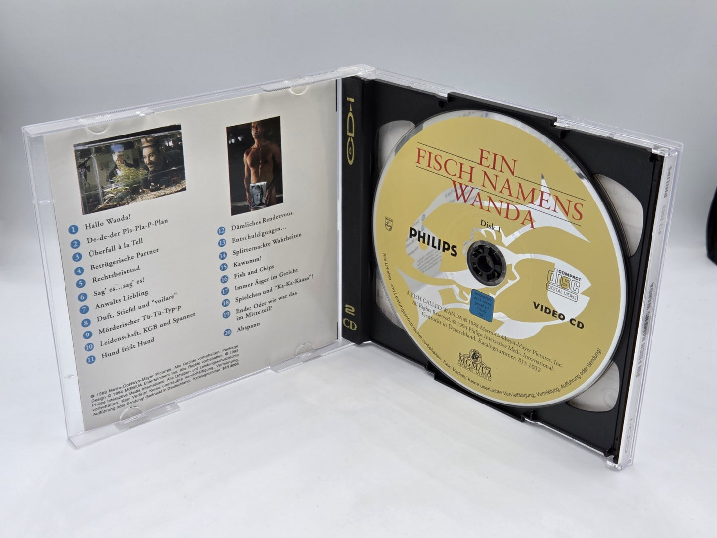 Philips CD-i Video CD Ein Fisch Namens Wanda 2 Discs Deutsch