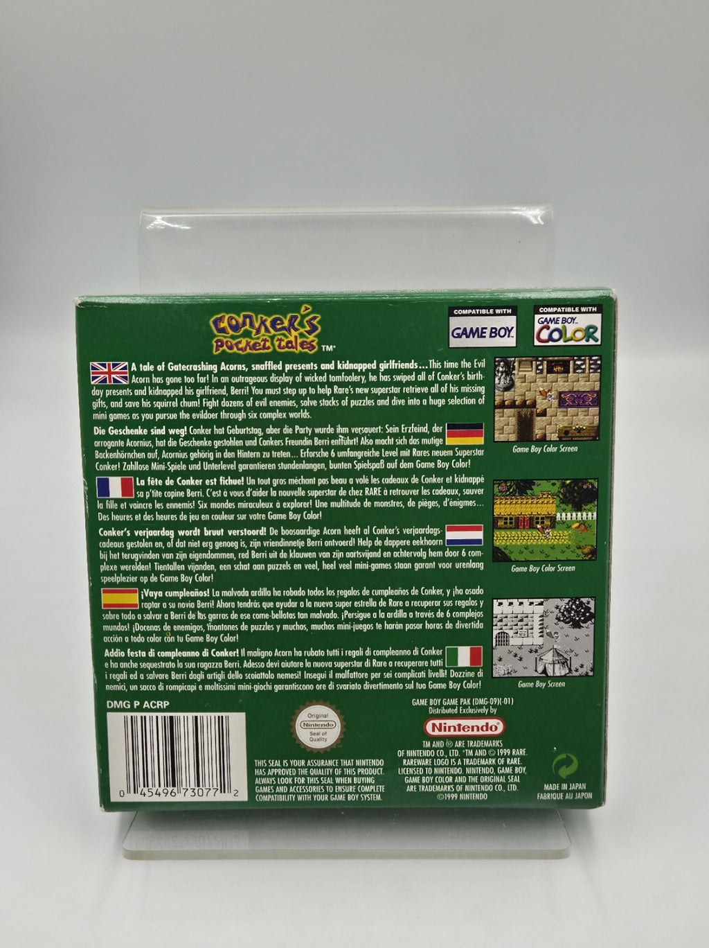 Nintendo Game Boy Color Conker's Pocket Tales mit OVP und Anleitung EUR