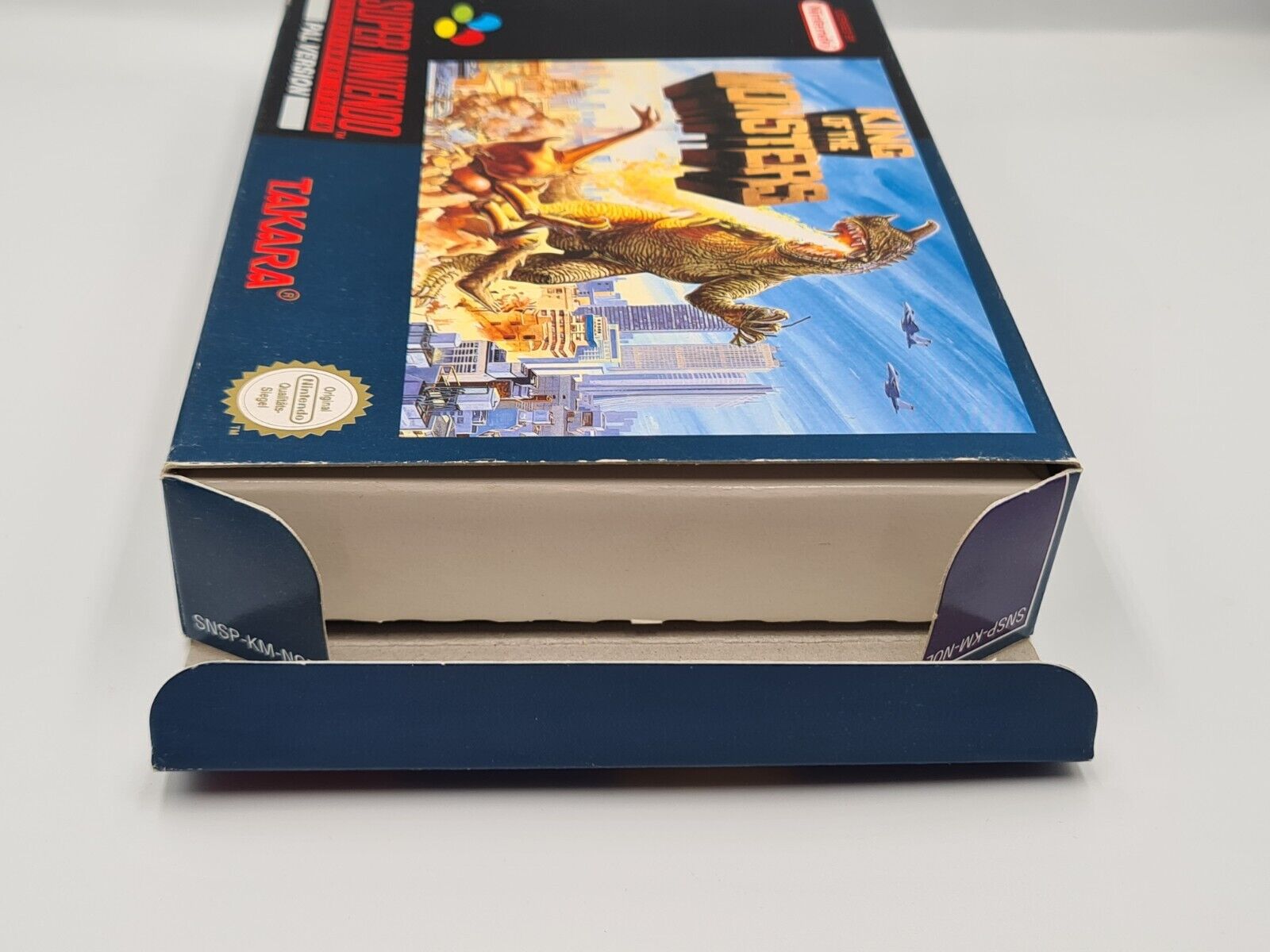 Super Nintendo King of The Monsters mit OVP und Anleitung NOE - T-Retro-Games 
