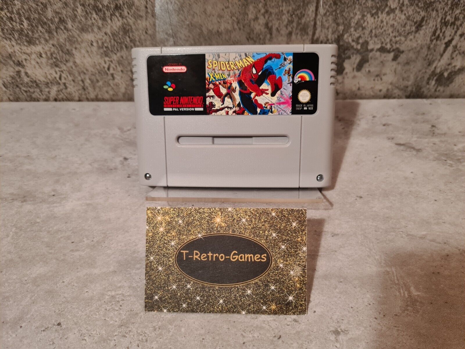 SNES Super Nintendo Spider-Man X-Men Revenge Modul NOE - T-Retro-Games 
