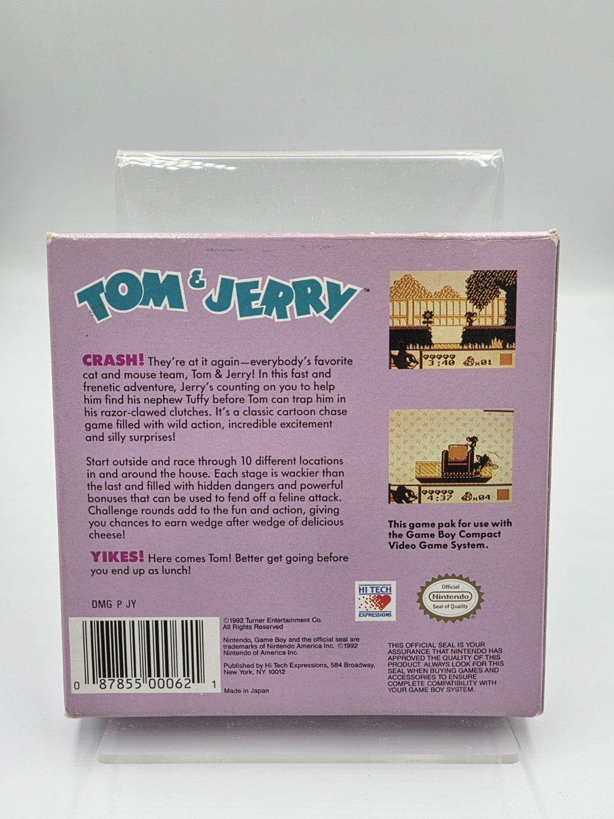 Nintendo Game Boy Classic Spiel Tom & Jerry mit OVP und Anleitung USA