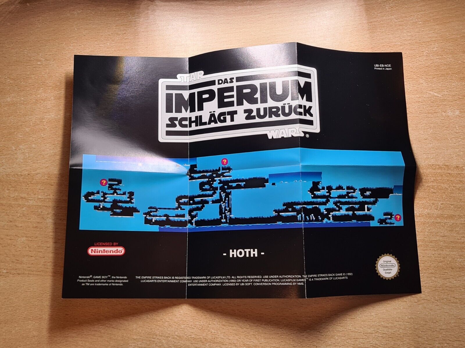 Game Boy Classic Star Wars Das Imperium Schlägt Zurück mit OVP und Anleitung NOE - T-Retro-Games 