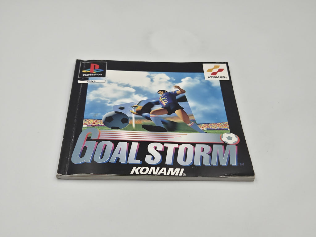 PS1 Playstation 1 Spiel Goalstorm mit OVP und Anleitung Multilingual