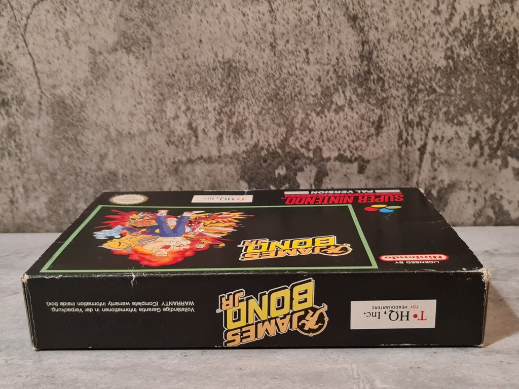 SNES Super Nintendo James Bond JR mit OVP und Anleitung NOE - T-Retro-Games 