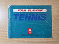 NES Four Players Tennis Spielanleitung Instruction Booklet FRG