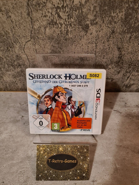 Nintendo 3DS Sherlock Holmes Geheimnis der gefrorenen Stadt OVP + Anleitung GER - T-Retro-Games 