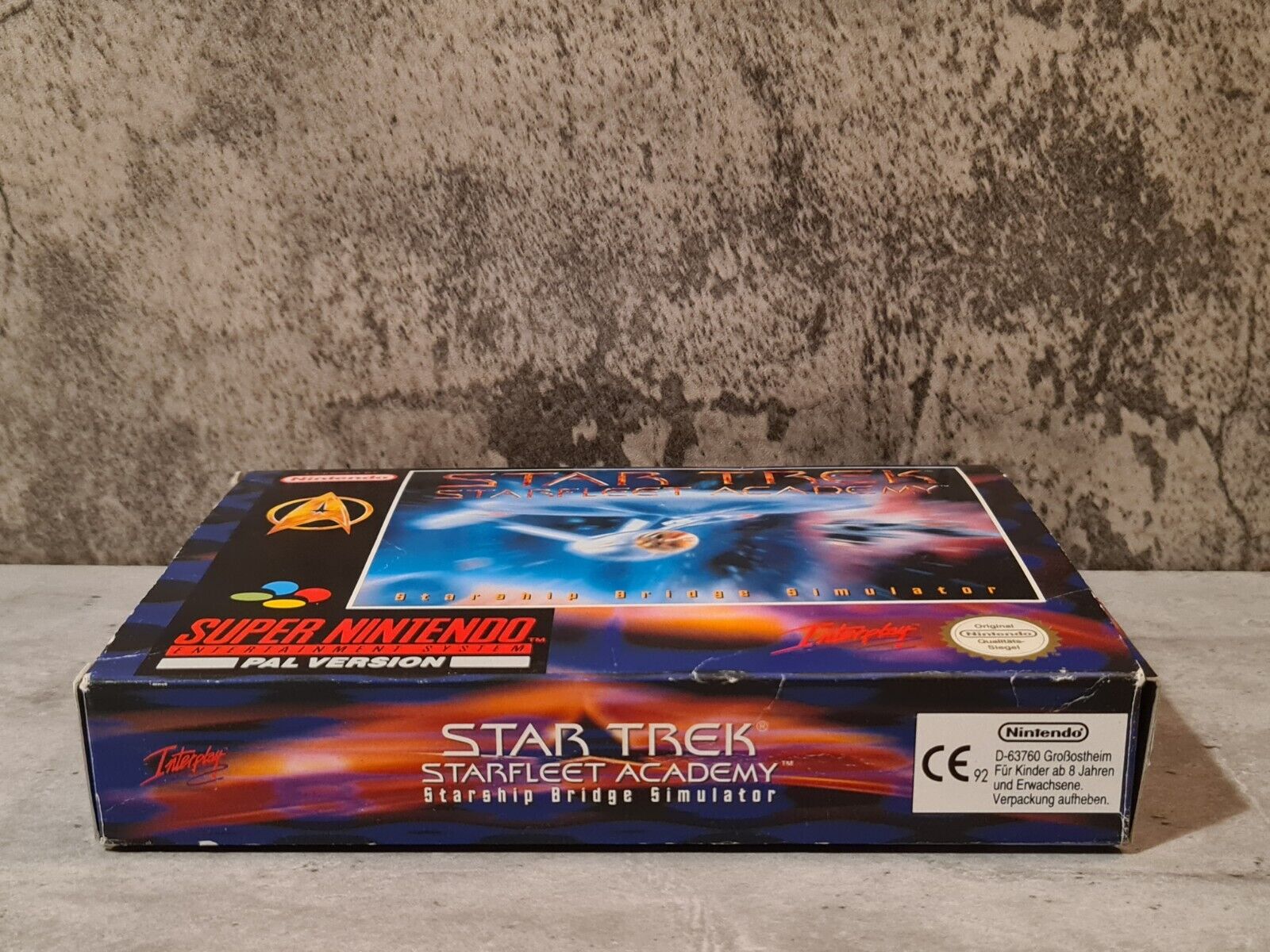 SNES Super Nintendo Star Trek Starfleet Academy mit OVP und Anleitung NOE - T-Retro-Games 