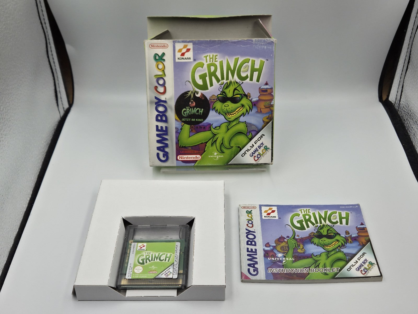 Nintendo Game Boy Color The Grinch mit OVP und Anleitung EUR