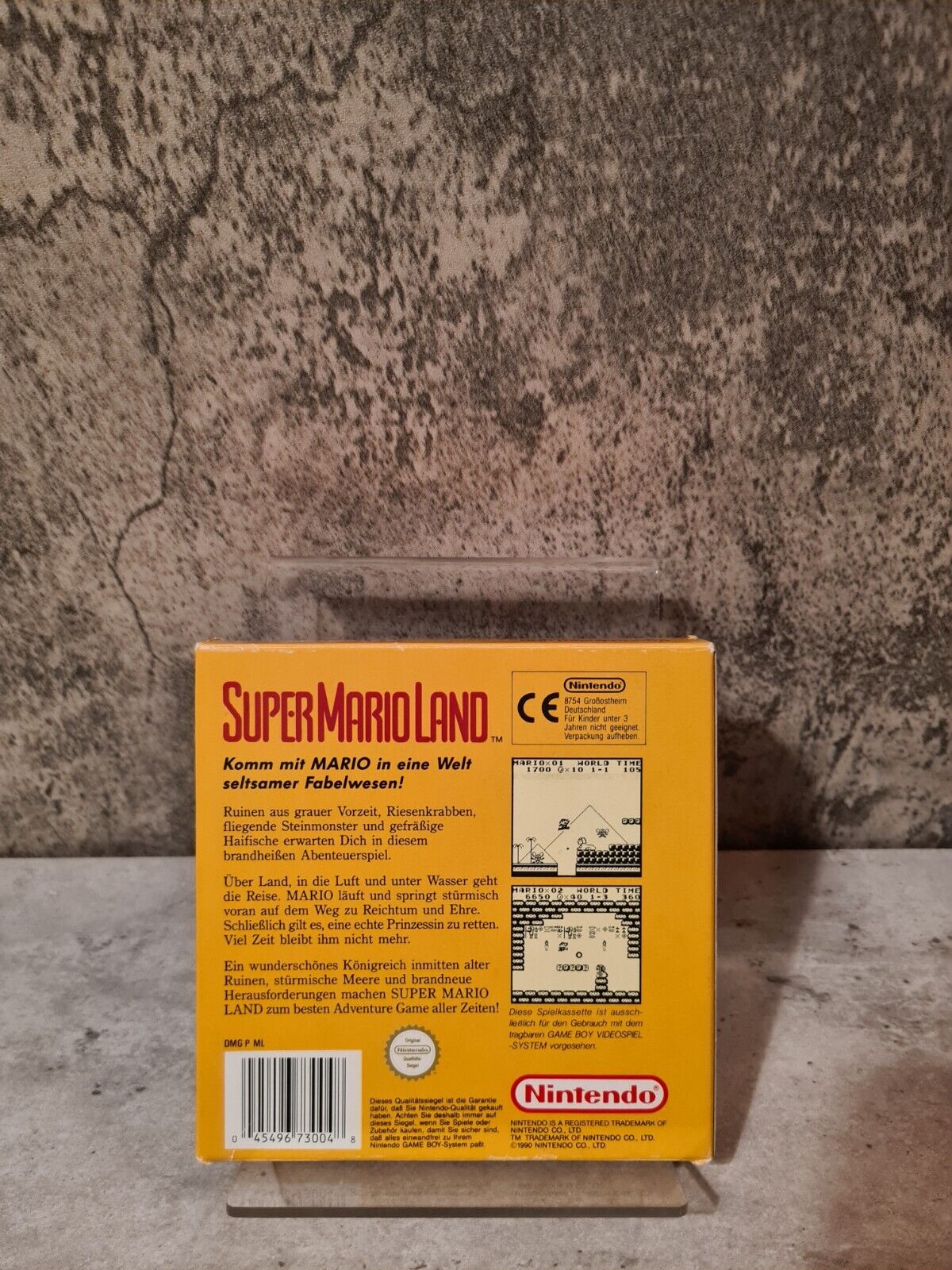 Nintendo Game Boy Classic Spiel Super Mario Land mit OVP und Anleitung NOE - T-Retro-Games 