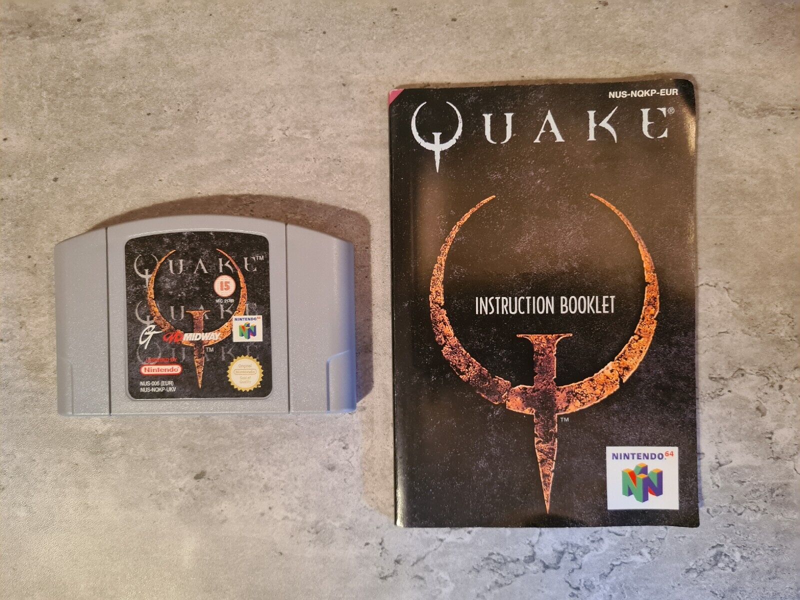N64 Nintendo 64 Quake mit OVP und Anleitung EUR - T-Retro-Games 
