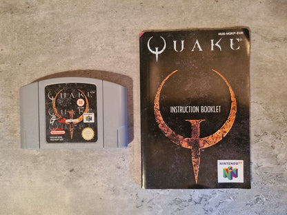 N64 Nintendo 64 Quake mit OVP und Anleitung EUR - T-Retro-Games 