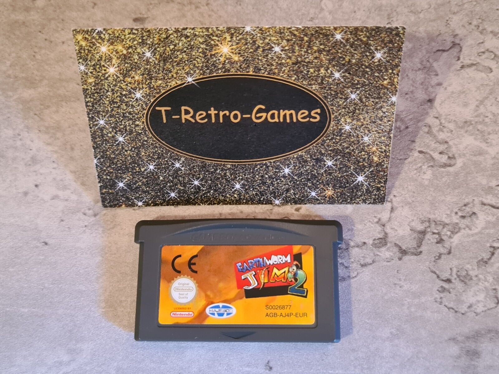 Nintendo Game Boy Advance Earthworm Jim 2 Modul EUR - T-Retro-Games 