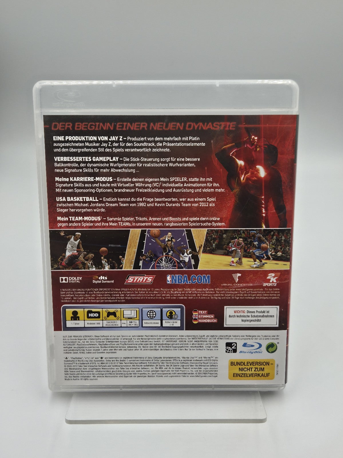PS3 Playstation 3 Spiel NBA 2K13 mit OVP und Anleitung Deutsch