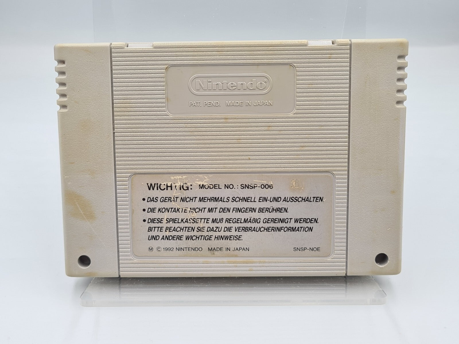 SNES Super Nintendo Super Mario World Modul NOE