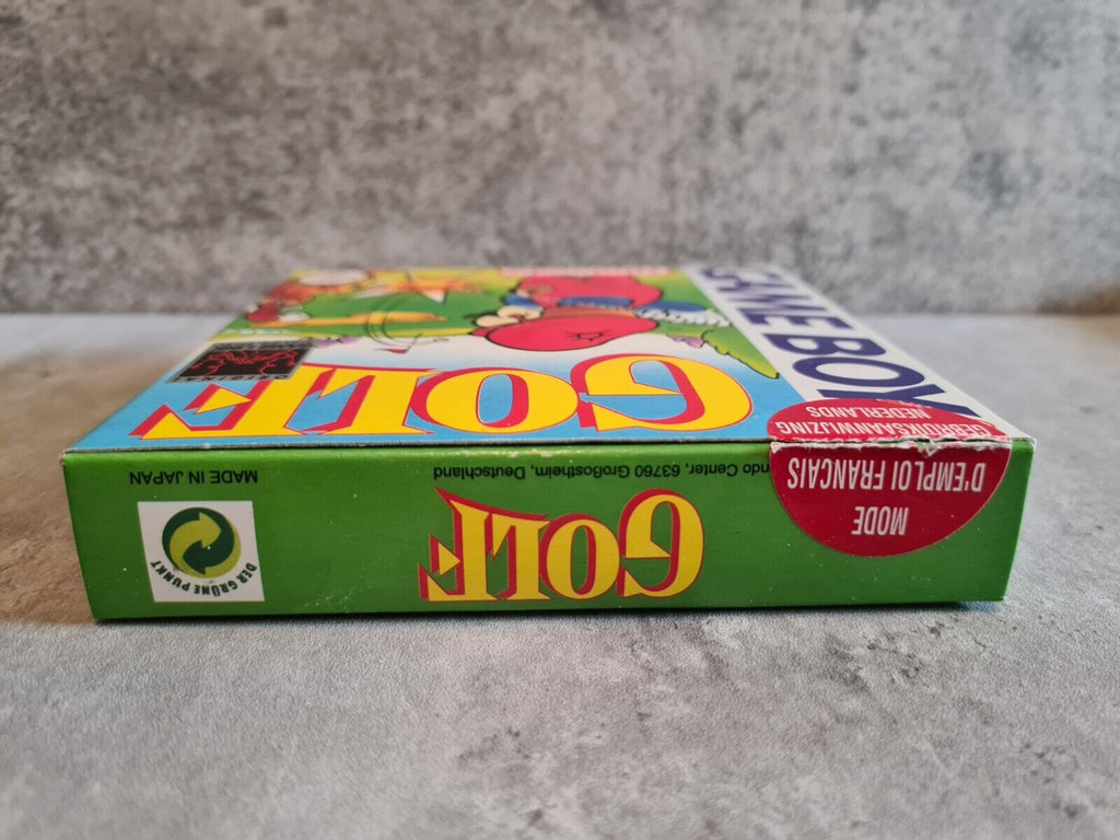 Nintendo Gameboy Classic Golf mit OVP und Anleitung NOE - T-Retro-Games 