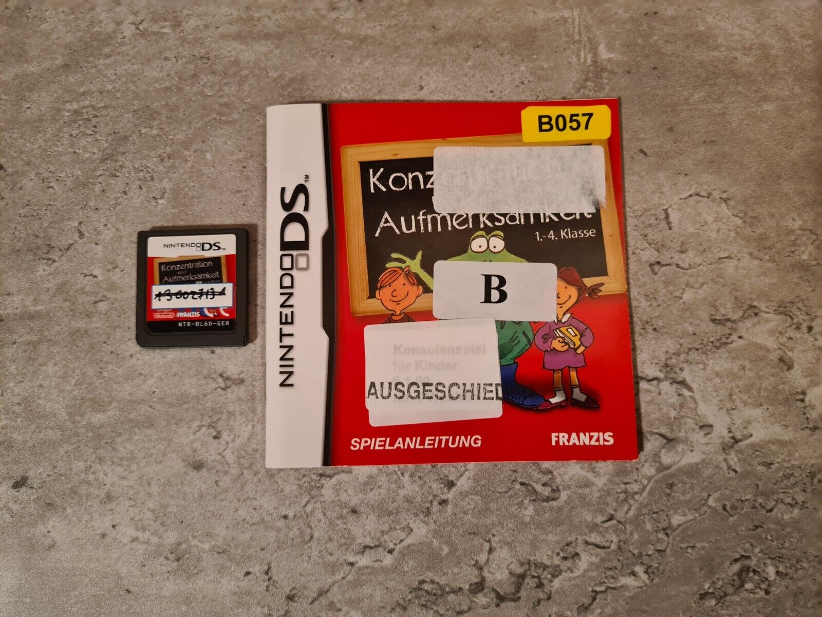 Nintendo DS Konzentration und Aufmerksamkeit 1-4 Klasse + OVP und Anleitung GER - T-Retro-Games 
