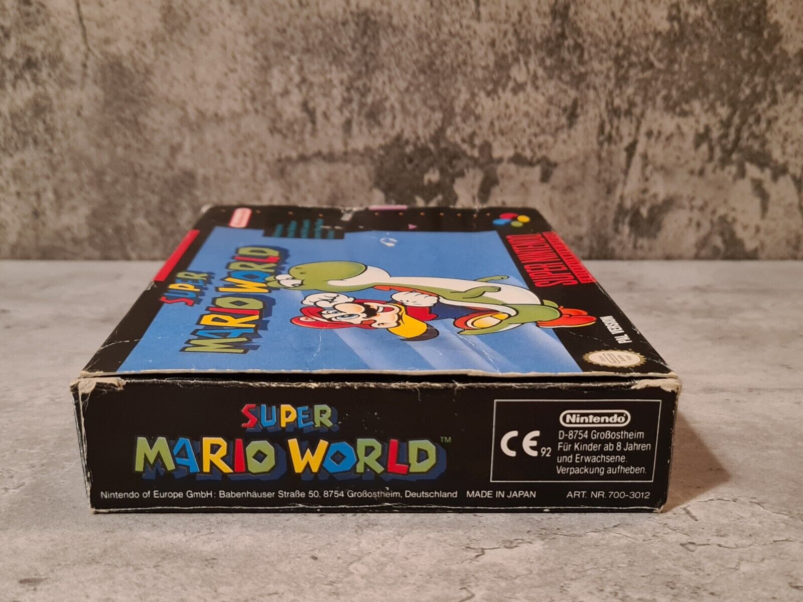 SNES Super Nintendo Super Mario World mit OVP und Anleitung NOE - T-Retro-Games 