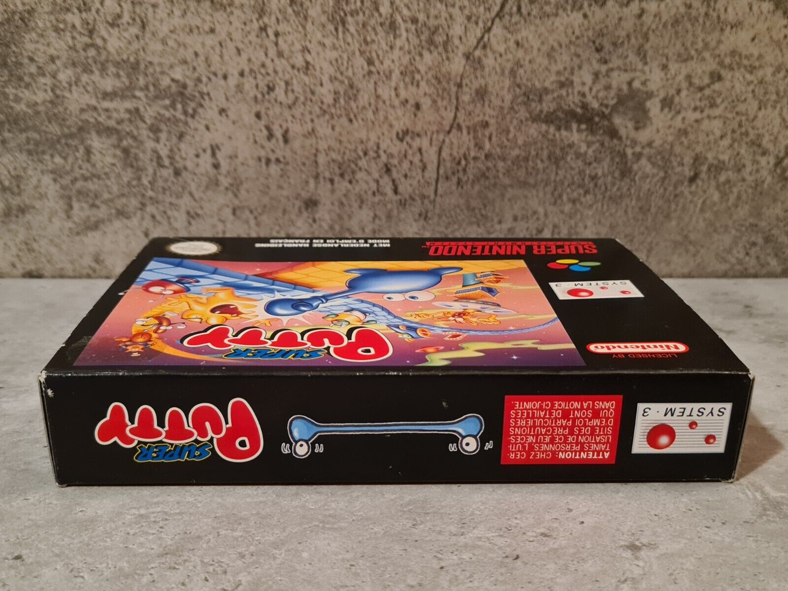 SNES Super Nintendo Super Putty mit OVP und Anleitung FAH - T-Retro-Games 
