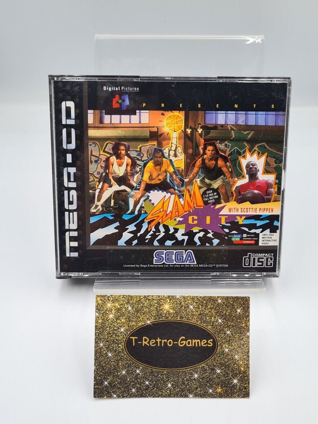 Sega Mega-CD Slam City mit OVP und Anleitung Multi Language 4 Discs - T-Retro-Games 