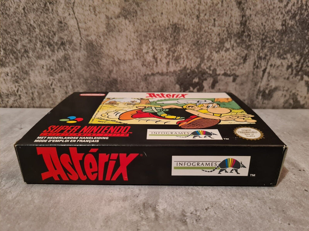 SNES Super Nintendo Asterix mit OVP und Anleitung FAH - T-Retro-Games 