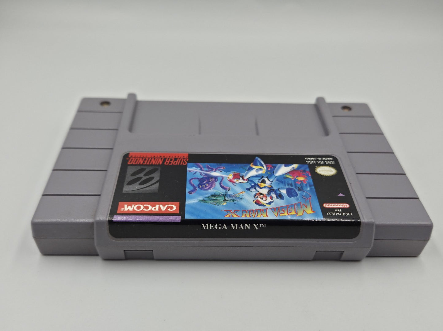 SNES Super Nintendo Mega Man X mit OVP und Anleitung NTSC USA