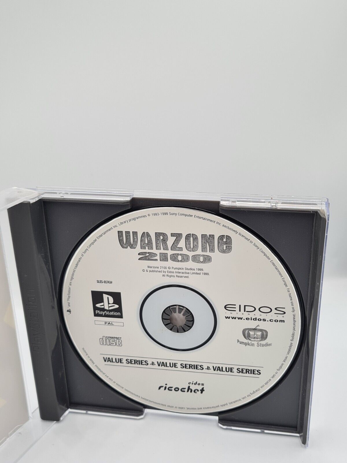 PS1 Playstation 1 Warzone 2100 mit OVP und Anleitung Deutsch - T-Retro-Games 