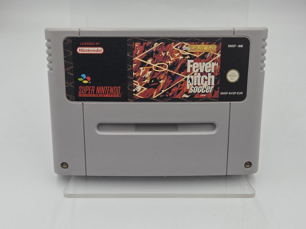 SNES Super Nintendo Spiel Fever Pitch Soccer Modul EUR