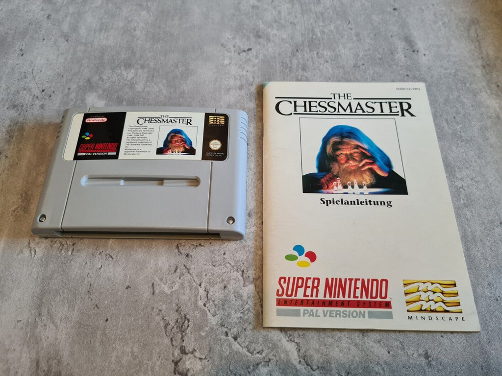 SNES Super Nintendo The Chessmaster mit OVP und Anleitung FRG - T-Retro-Games 
