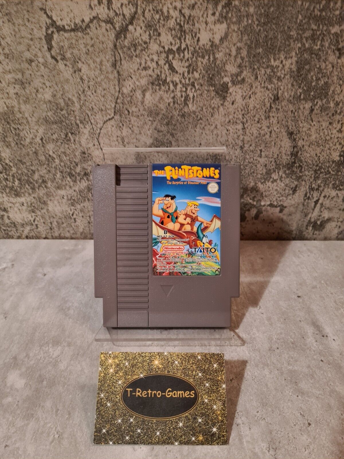 Nintendo NES The Flintstones The Surprise of Dinosaur Peak Modul SCN PAL B - T-Retro-Games 