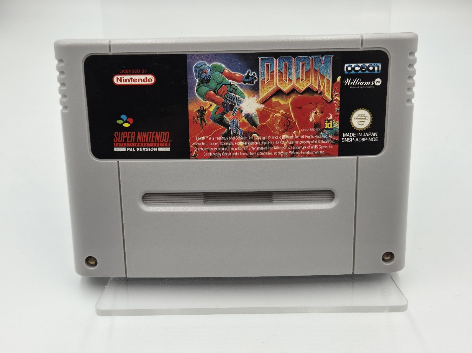 SNES Super Nintendo Doom Modul NOE
