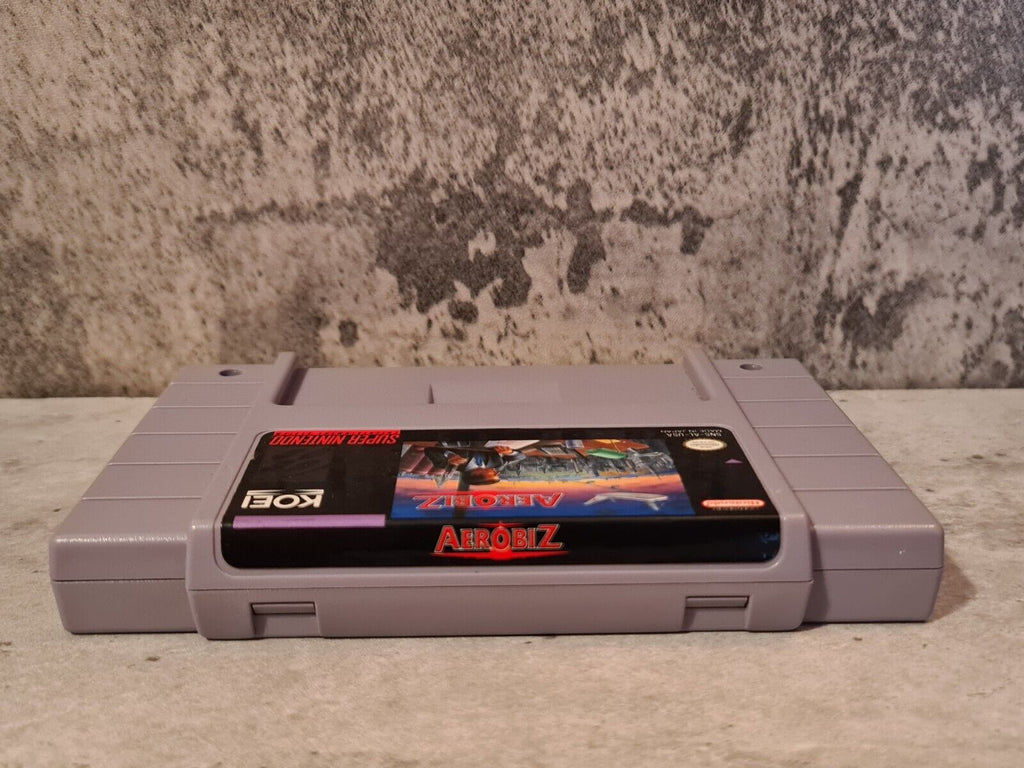SNES Super Nintendo Aerobiz NTSC USA Modul - T-Retro-Games 