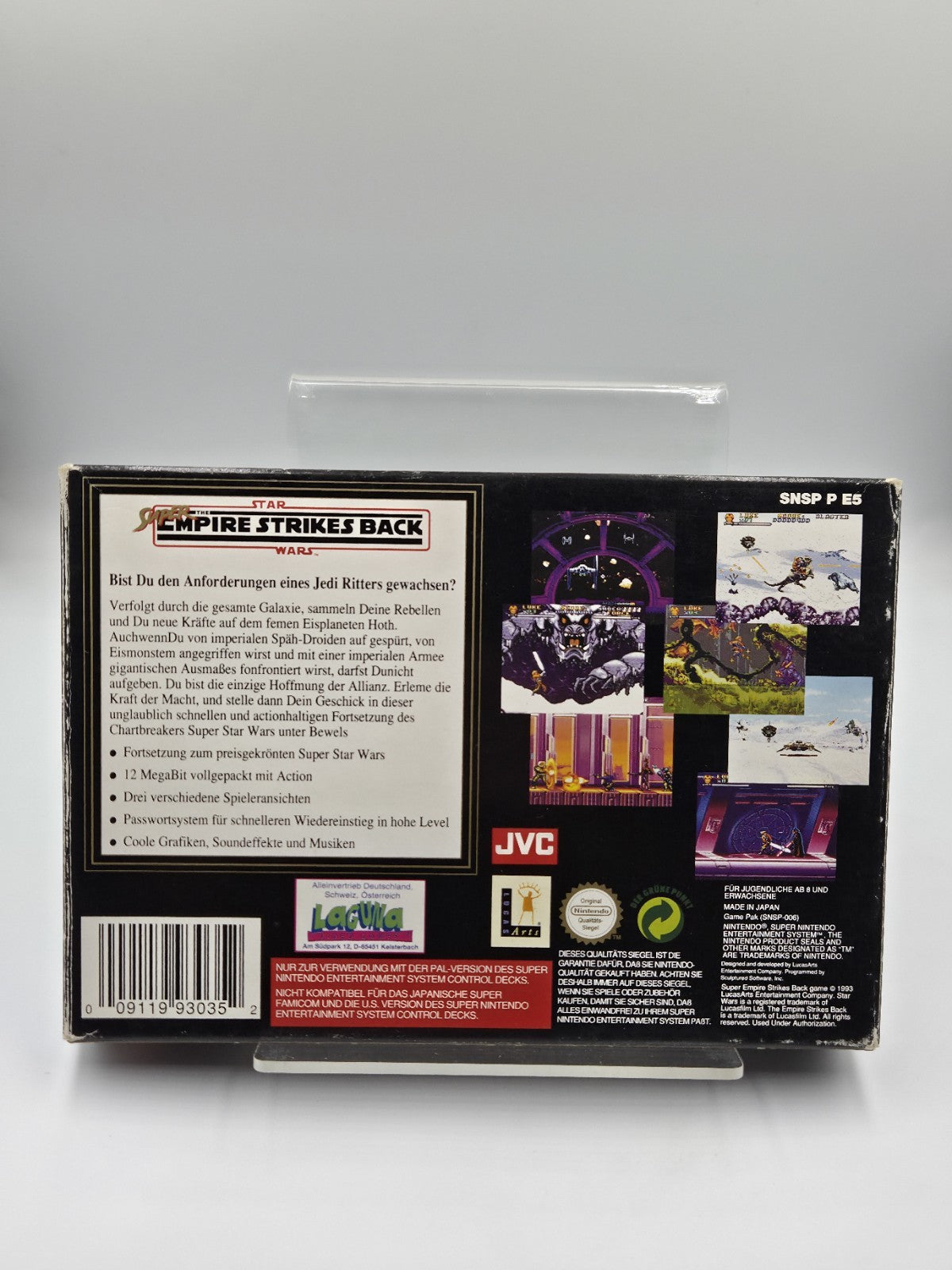 SNES Super Nintendo Super Star Wars The Empire Strikes Back + OVP +Anleitung NOE