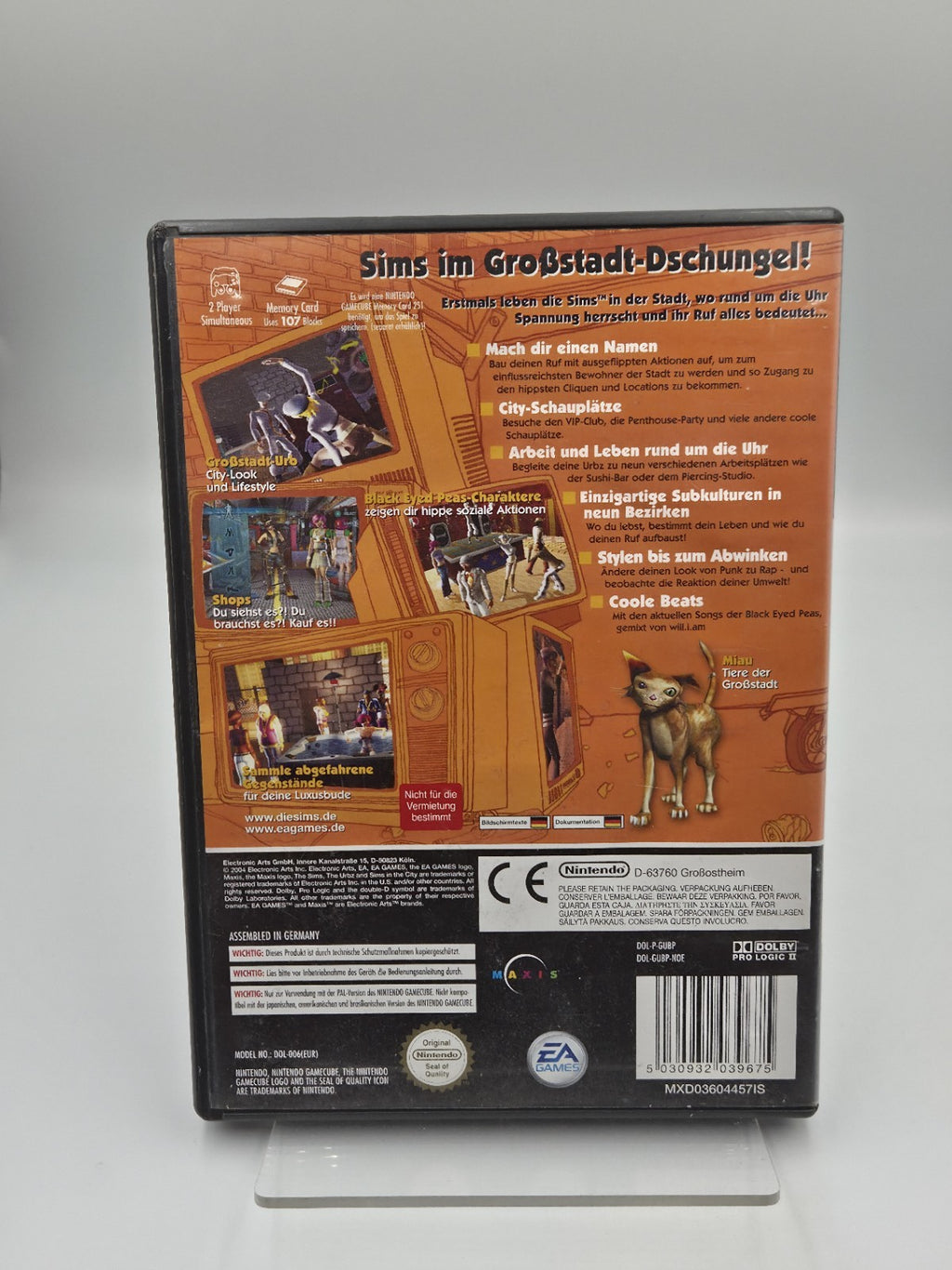 Nintendo GameCube Spiel Die Urbz Sims in The City mit OVP und Anleitung NOE