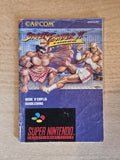 SNES Super Nintendo Street Fighter II Turbo Instruction Booklet FAH