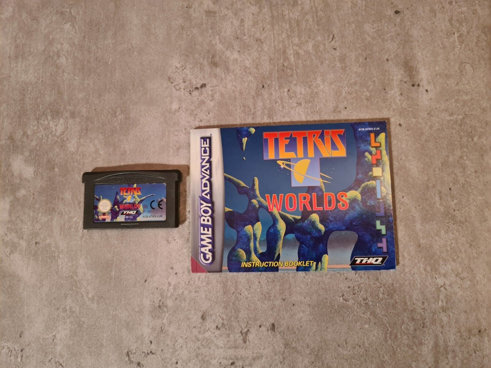Gameboy Advance Tetris Worlds mit OVP und Anleitung EUR - T-Retro-Games 
