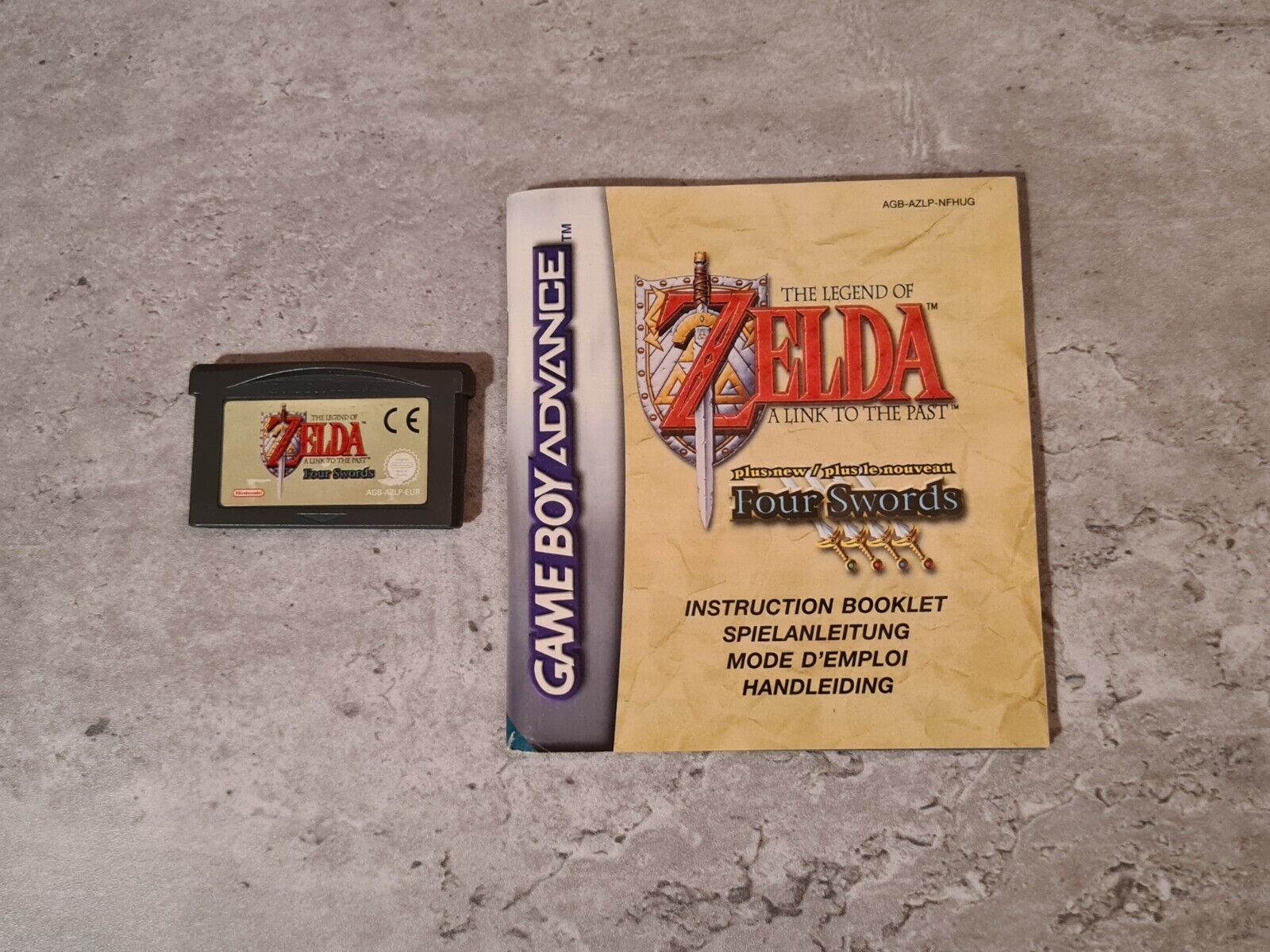 Nintendo Gameboy Advance The Legend of Zelda Four Swords mit OVP + Anleitung EUR - T-Retro-Games 