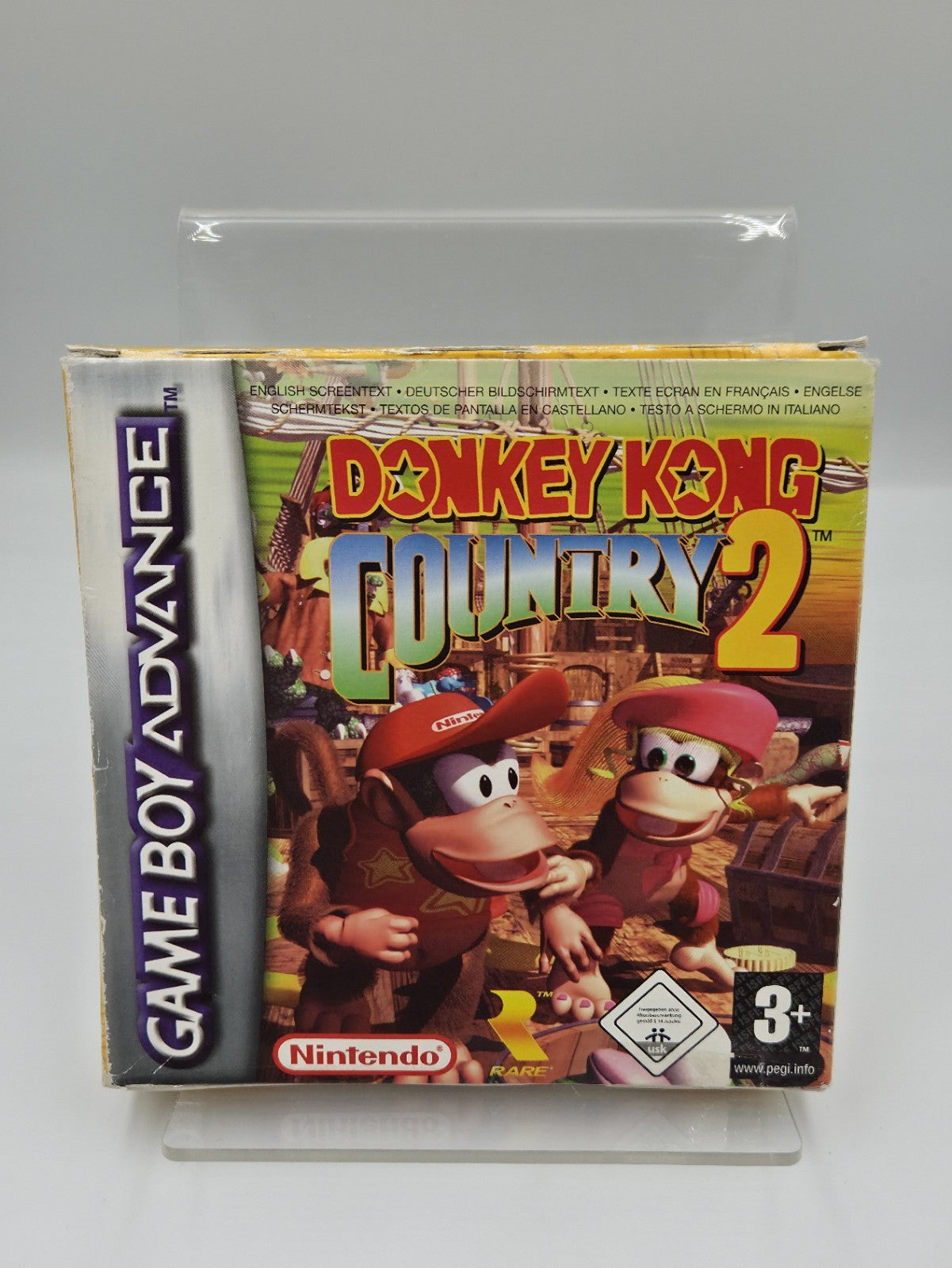 Nintendo Game Boy Advance Donkey Kong Country 2 mit OVP und Anleitung EUR