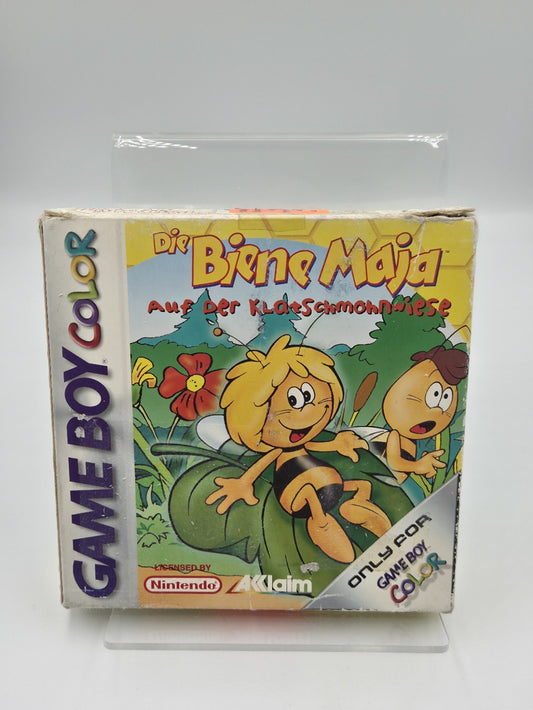 Game Boy Color Biene Maja auf der Klatschmohnwiese mit OVP und Anleitung NOE