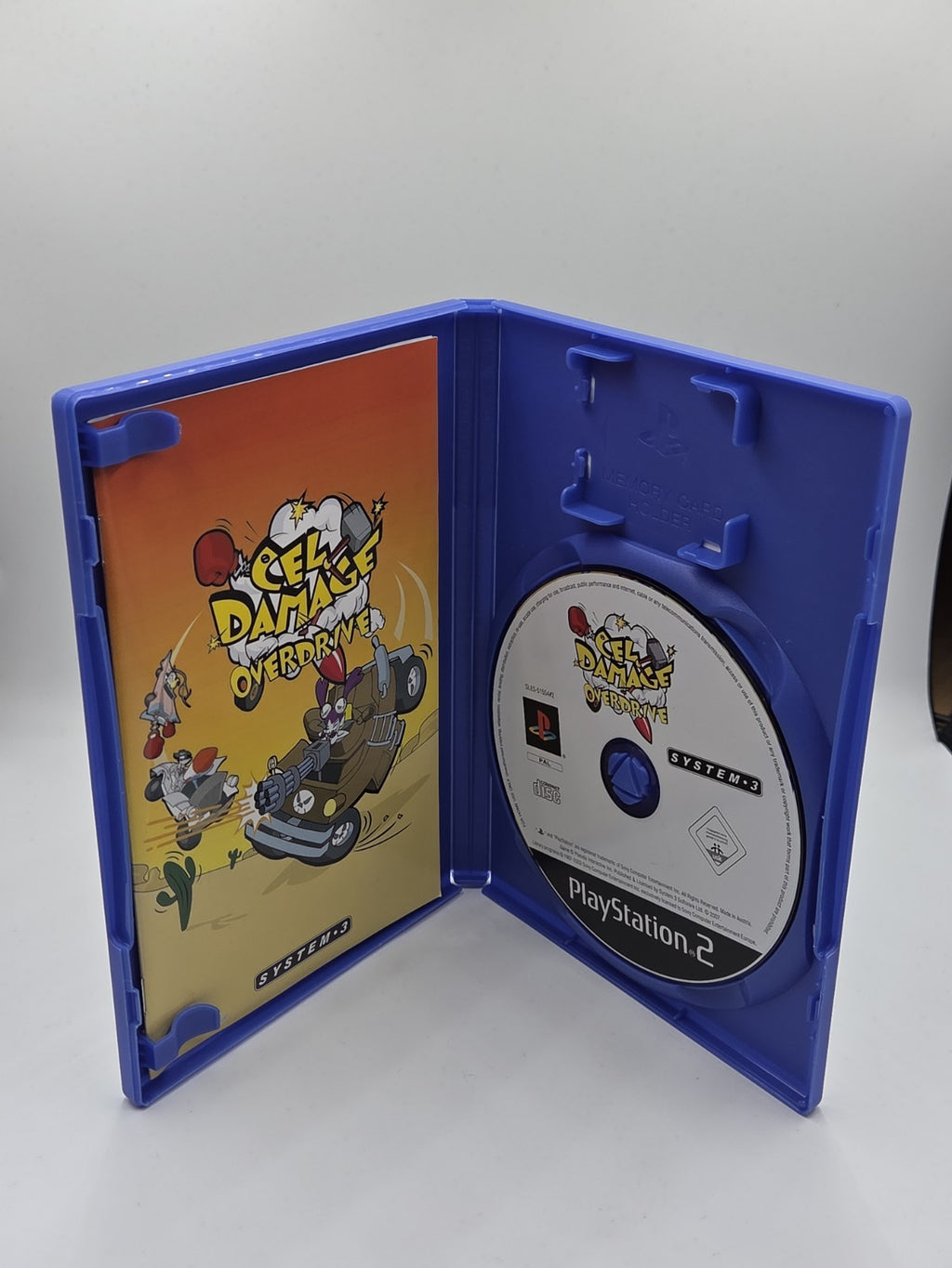 PS2 Playstation 2 Spiel Cel Damage Overdrive mit OVP und Anleitung Englisch