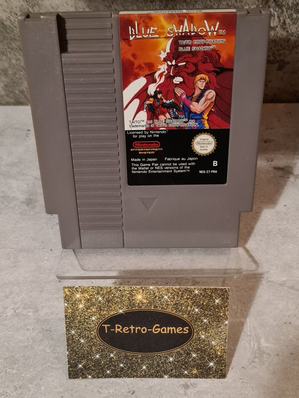 Nintendo NES Blue Shadow Modul FRA - T-Retro-Games 