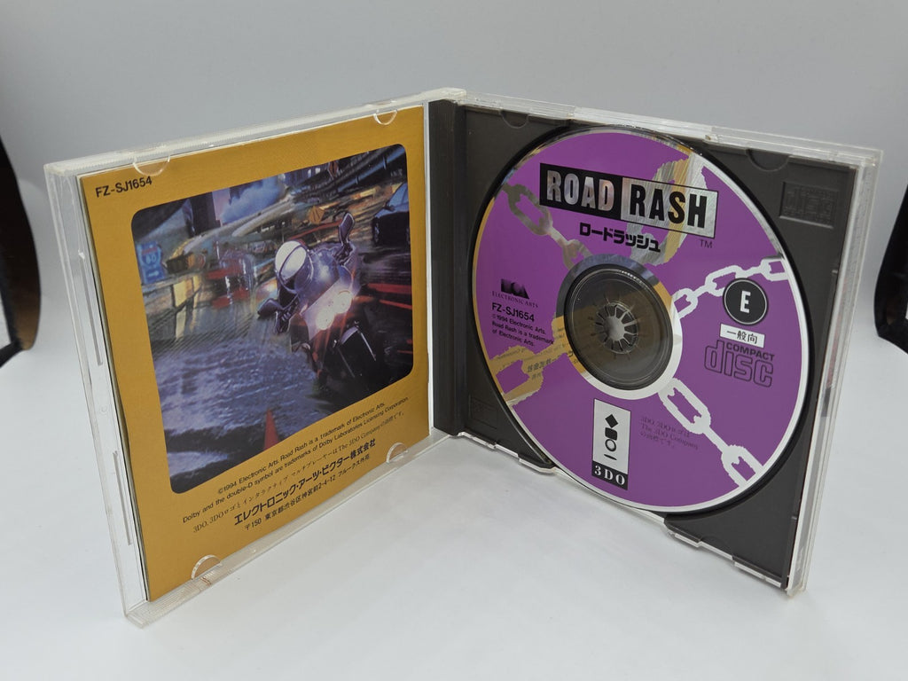 3DO Spiel Road Rash mit OVP und Anleitung Japan