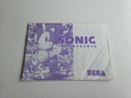 Sega Mega Drive Sonic The Hedgehog Instruction Booklet Spielanleitung