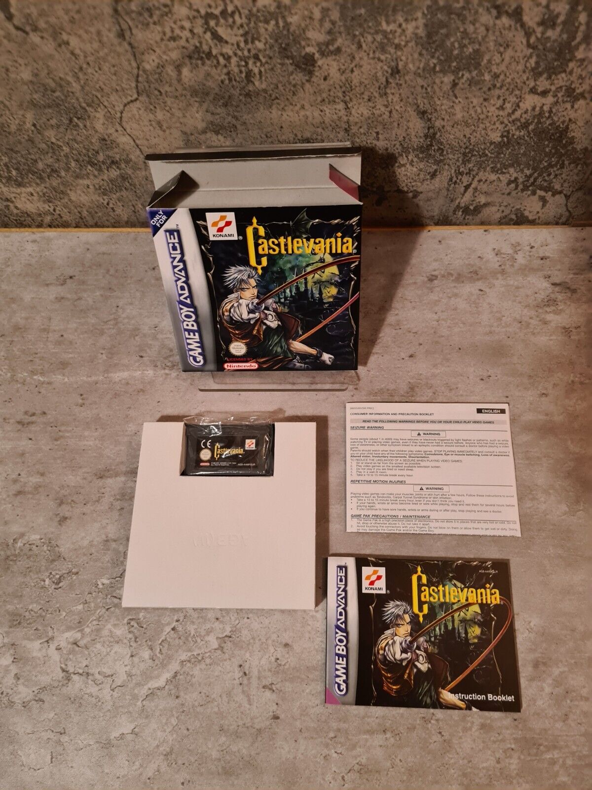 Nintendo Gameboy Advance Castlevania mit OVP und Anleitung EUR - T-Retro-Games 
